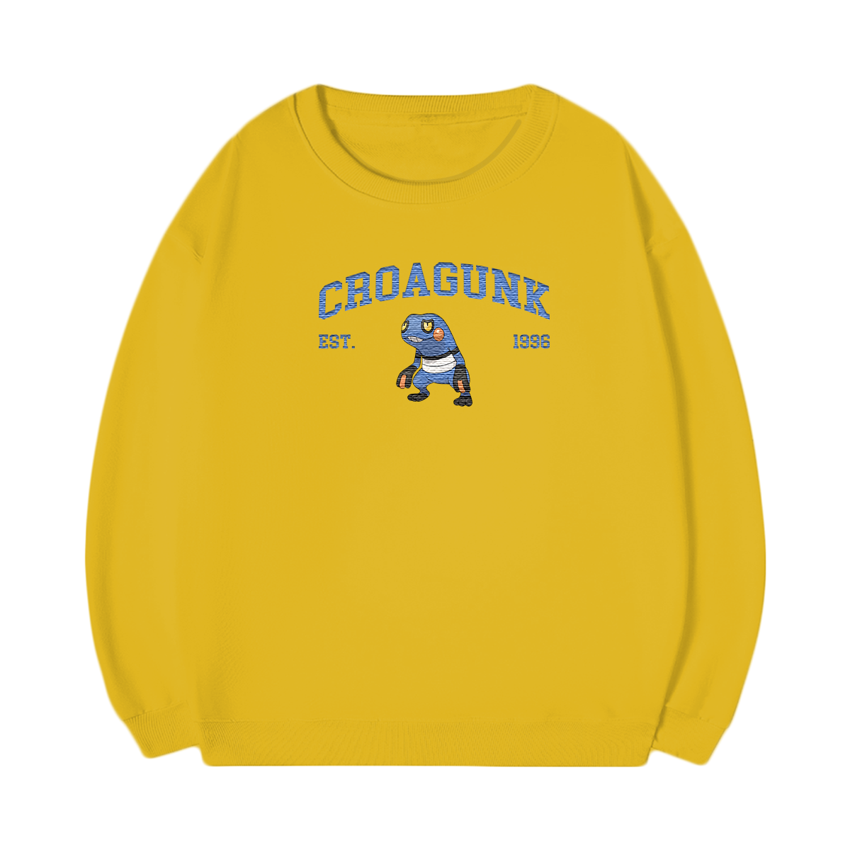CROAGUNK Embroidered Anime Character Unisex T-Shirt,Crewneck,Hoodie,Stylish Gift for Friends,E258