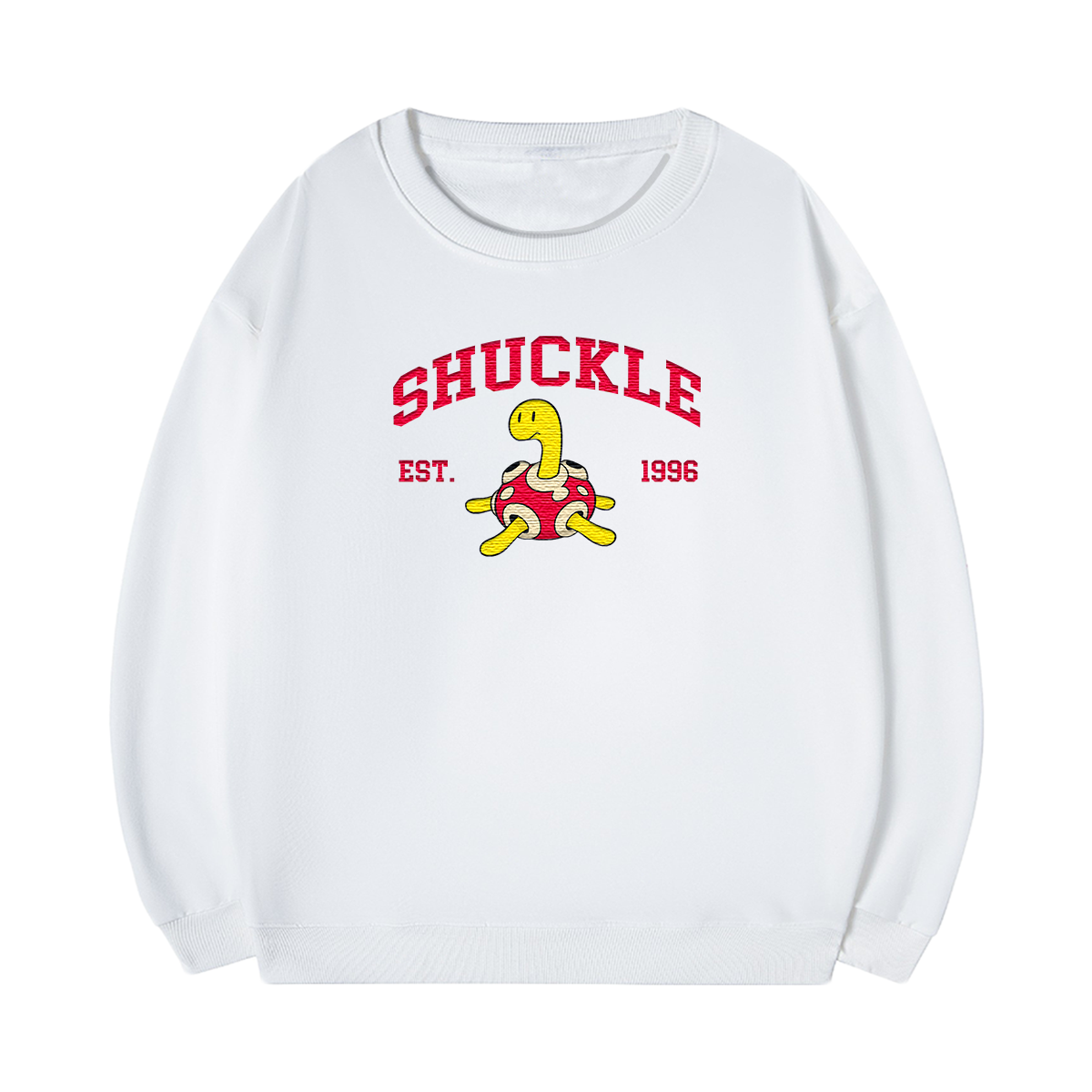 SHUCKLE Embroidered Anime Character Unisex T-Shirt,Crewneck,Hoodie,Stylish Gift for Friends,E88