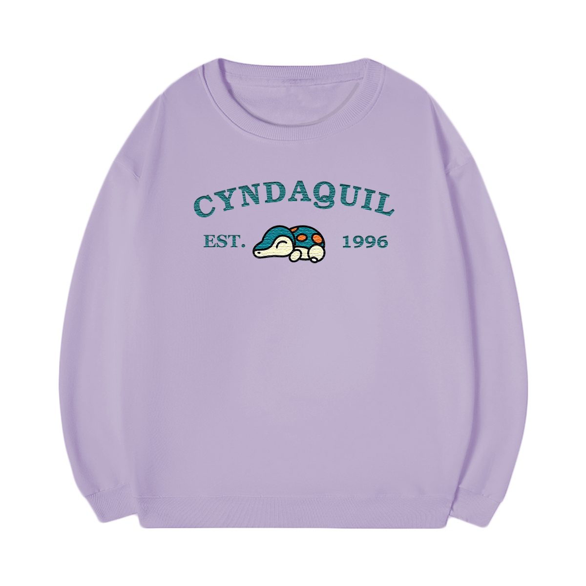 CYNDAQUIL Embroidered Anime Character Unisex T-Shirt,Crewneck,Hoodie,Stylish Gift for Friends,E173