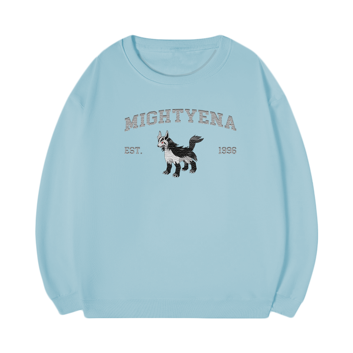 MIGHTYENA Embroidered Anime Character Unisex T-Shirt,Crewneck,Hoodie,Stylish Gift for Friends,E201