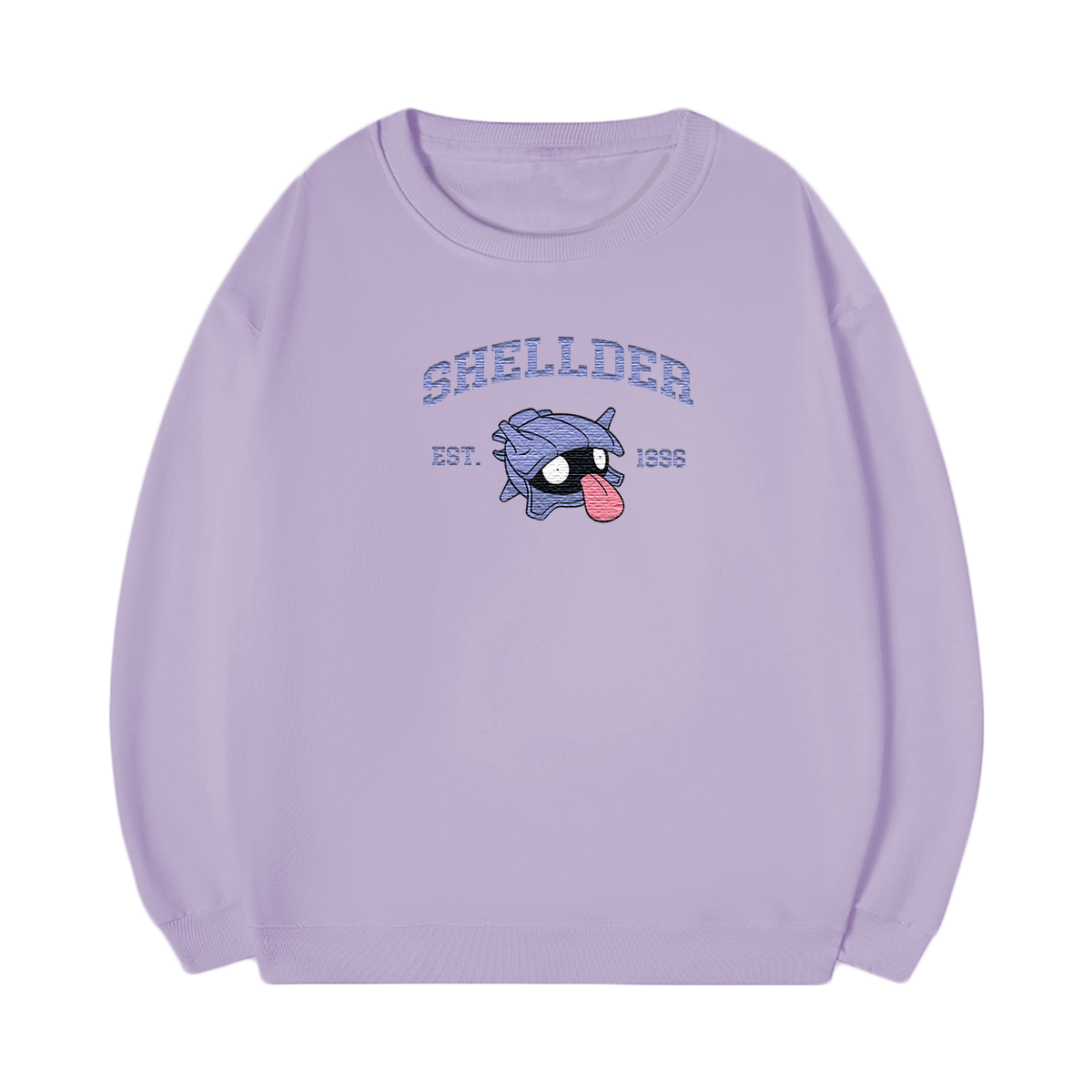 SHELLDER Embroidered Anime Character Unisex T-Shirt,Crewneck,Hoodie,Stylish Gift for Friends,E221