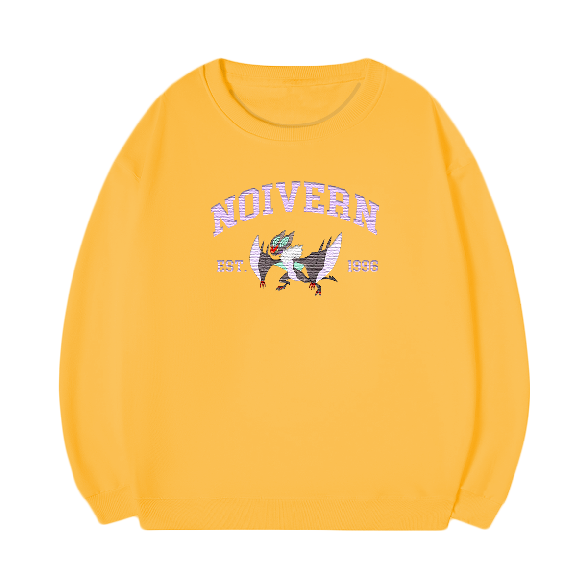 NOIVERN Embroidered Anime Character Unisex T-Shirt,Crewneck,Hoodie,Stylish Gift for Friends,E141