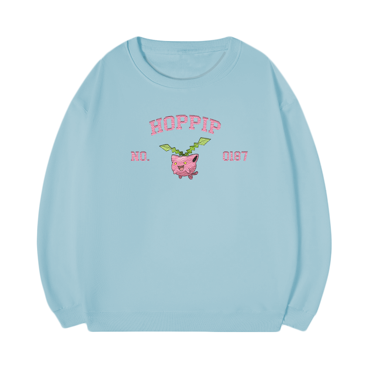 HOPPIP Embroidered Anime Character Unisex T-Shirt,Crewneck,Hoodie,Stylish Gift for Friends,E301