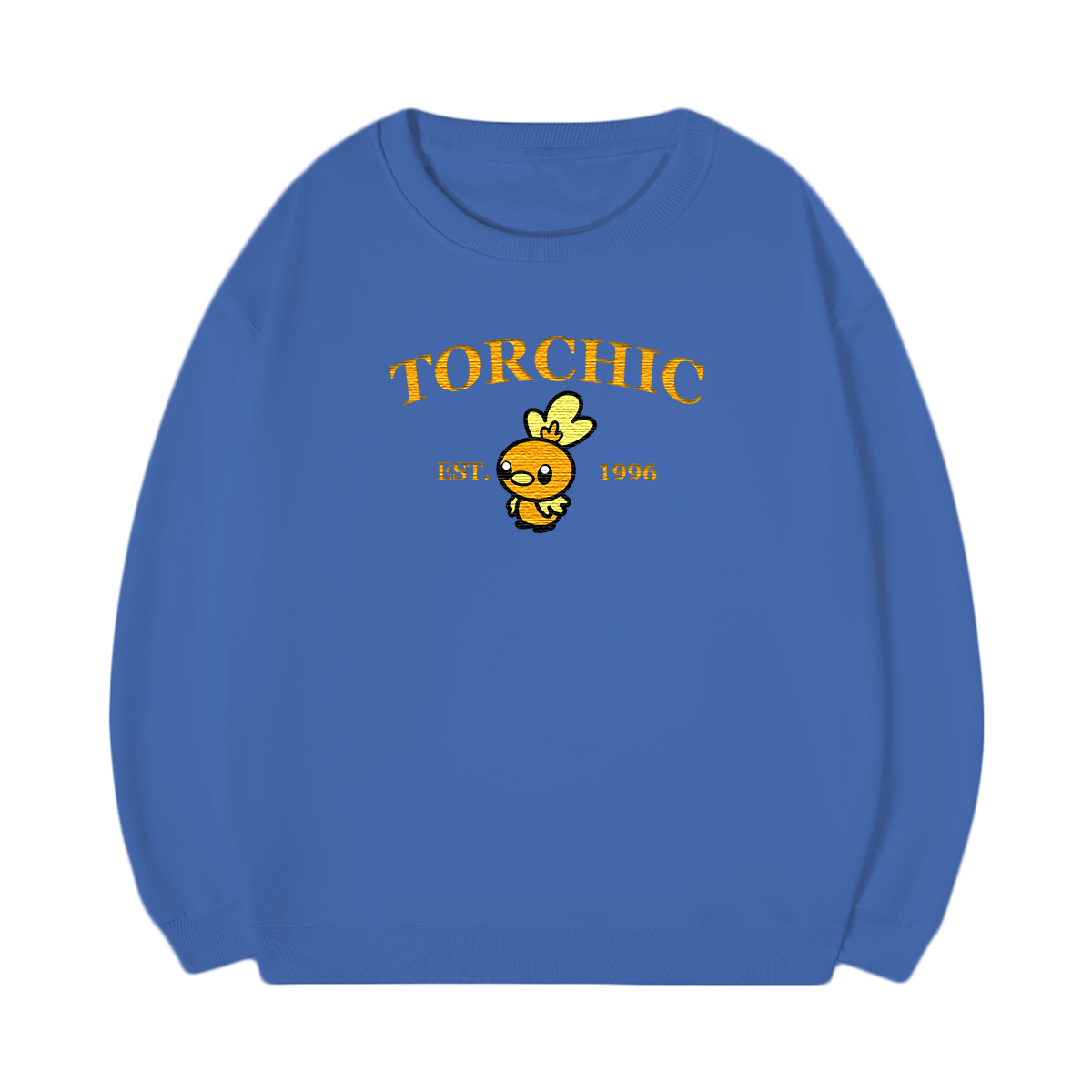 TORCHIC Embroidered Anime Character Unisex T-Shirt,Crewneck,Hoodie,Stylish Gift for Friends,E68