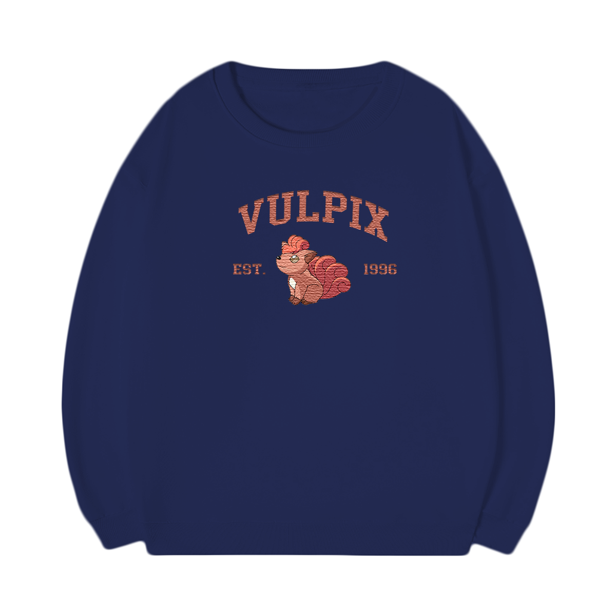 VULPIX Embroidered Anime Character Unisex T-Shirt,Crewneck,Hoodie,Stylish Gift for Friends,E281