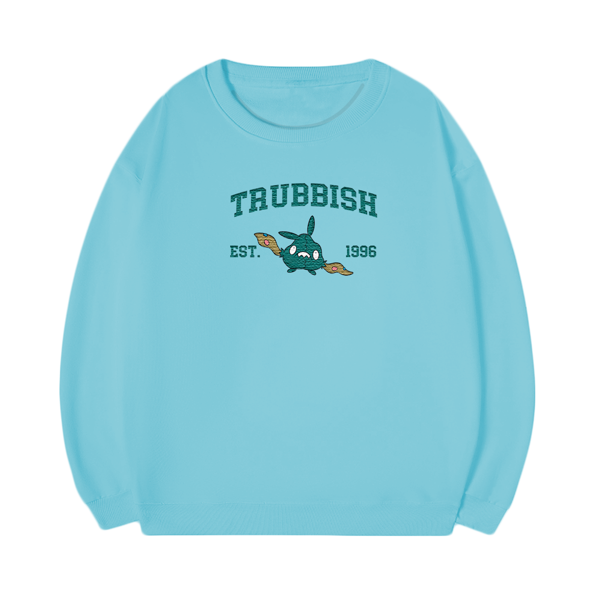 TRUBBISH Embroidered Anime Character Unisex T-Shirt,Crewneck,Hoodie,Stylish Gift for Friends,E210