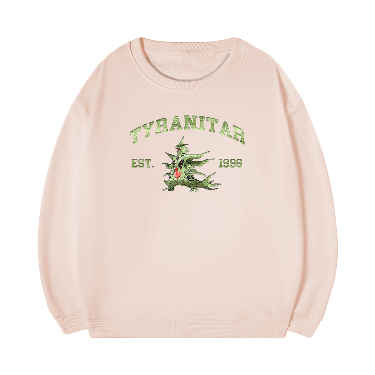 TYRANITAR Embroidered Anime Character Unisex T-Shirt,Crewneck,Hoodie,Stylish Gift for Friends,E83
