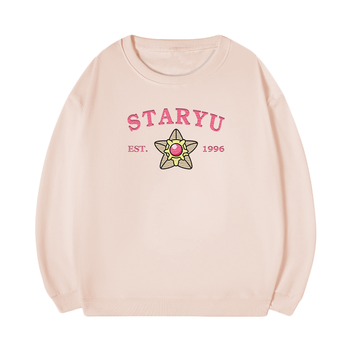 STARYU Embroidered Anime Character Unisex T-Shirt,Crewneck,Hoodie,Stylish Gift for Friends,E151