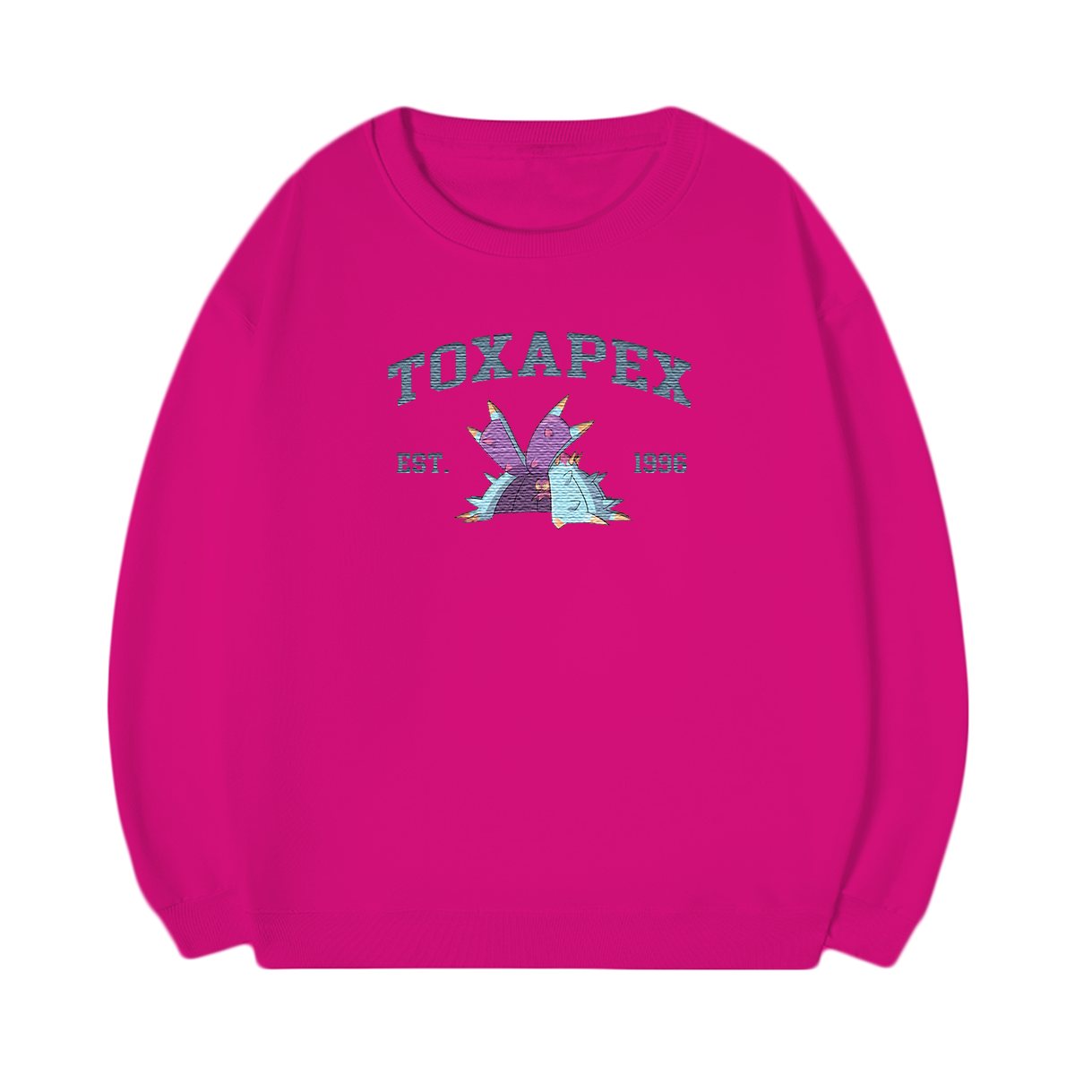TOXAPEX Embroidered Anime Character Unisex T-Shirt,Crewneck,Hoodie,Stylish Gift for Friends,E138