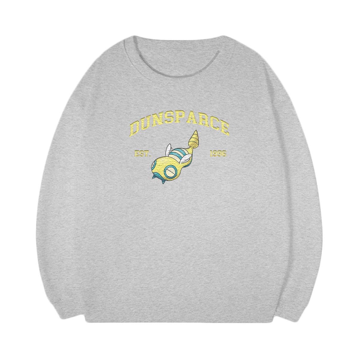 DUNSPARCE Embroidered Anime Character Unisex T-Shirt,Crewneck,Hoodie,Stylish Gift for Friends,E90