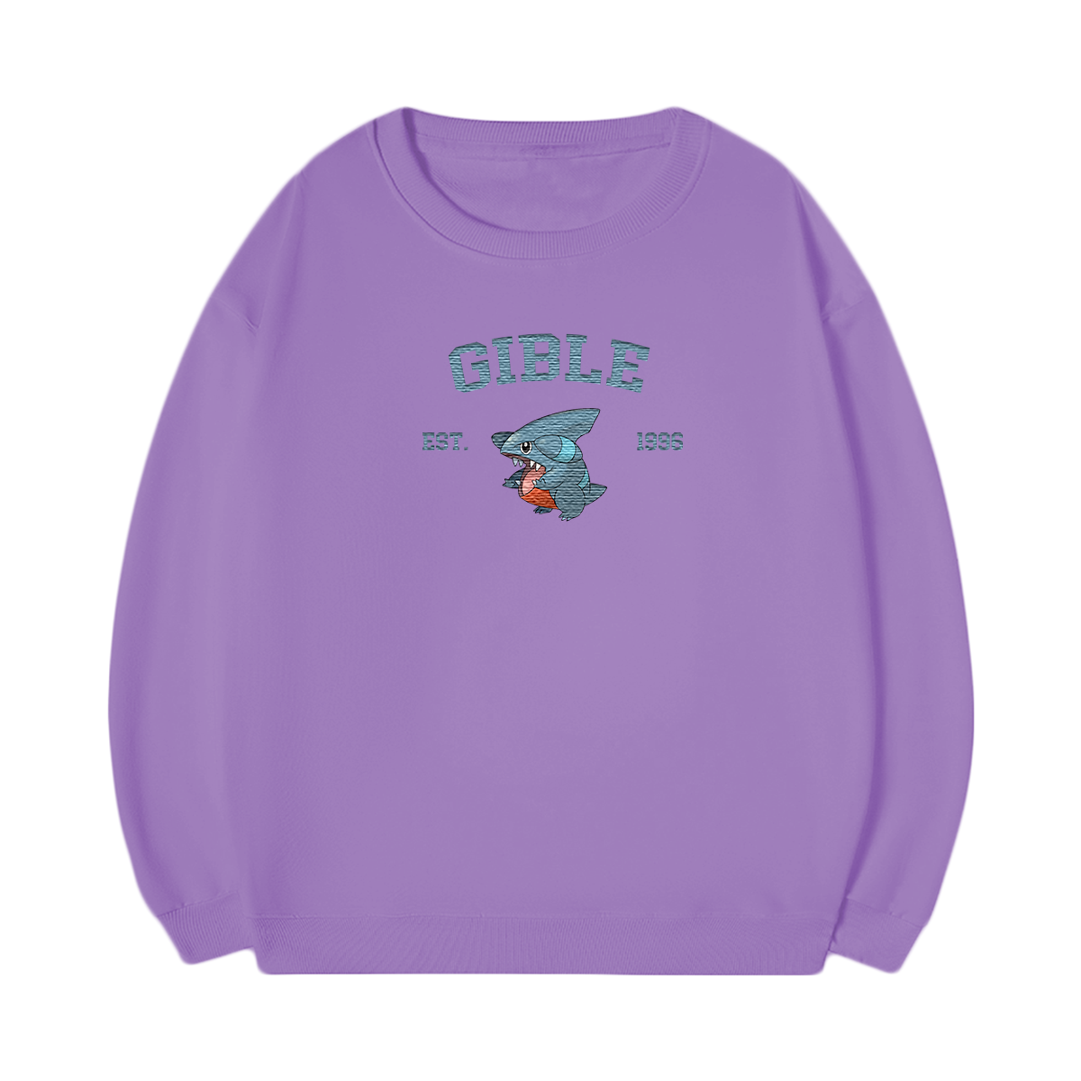 GIBLE Embroidered Anime Character Unisex T-Shirt,Crewneck,Hoodie,Stylish Gift for Friends,E205