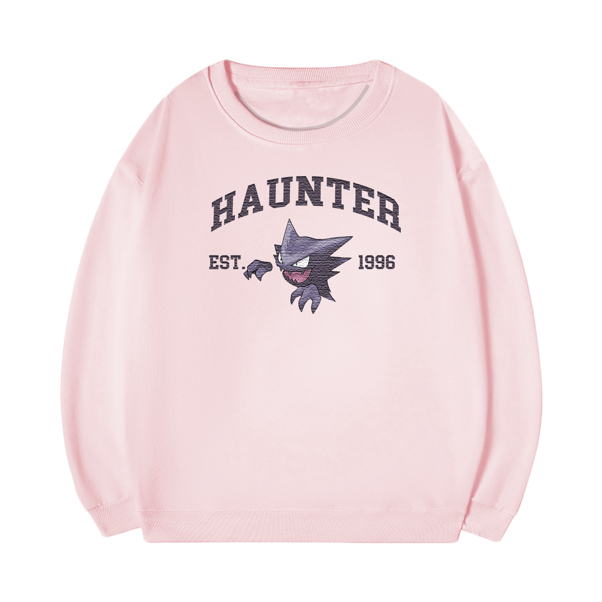 HAUNTER Embroidered Anime Character Unisex T-Shirt,Crewneck,Hoodie,Stylish Gift for Friends,E38
