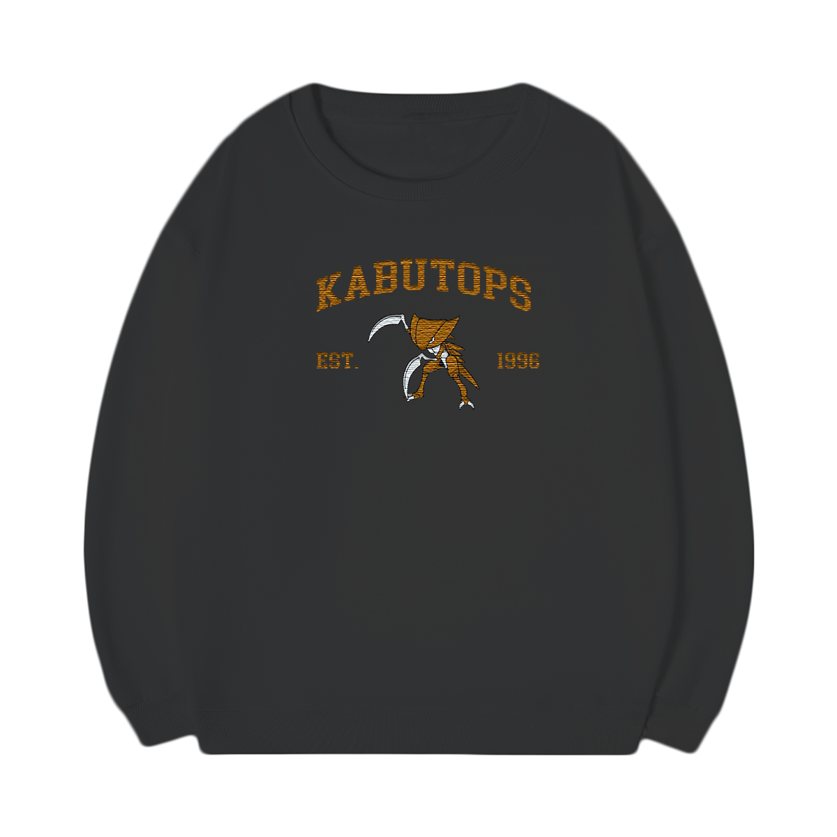 KABUTOPS Embroidered Anime Character Unisex T-Shirt,Crewneck,Hoodie,Stylish Gift for Friends,E263