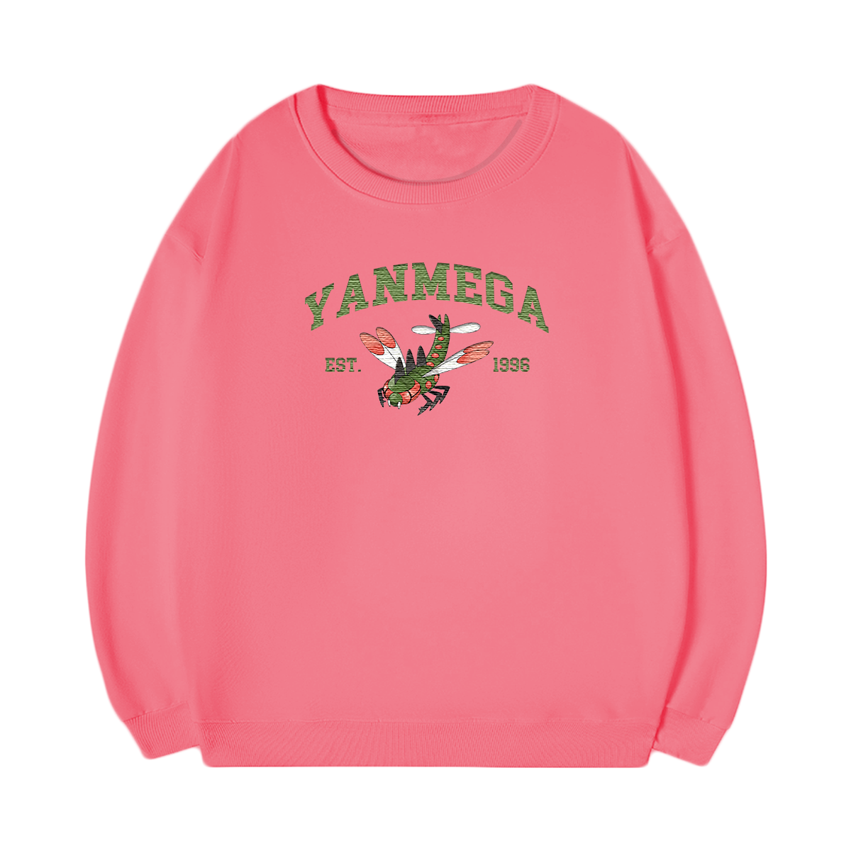 YANMEGA Embroidered Anime Character Unisex T-Shirt,Crewneck,Hoodie,Stylish Gift for Friends,E125