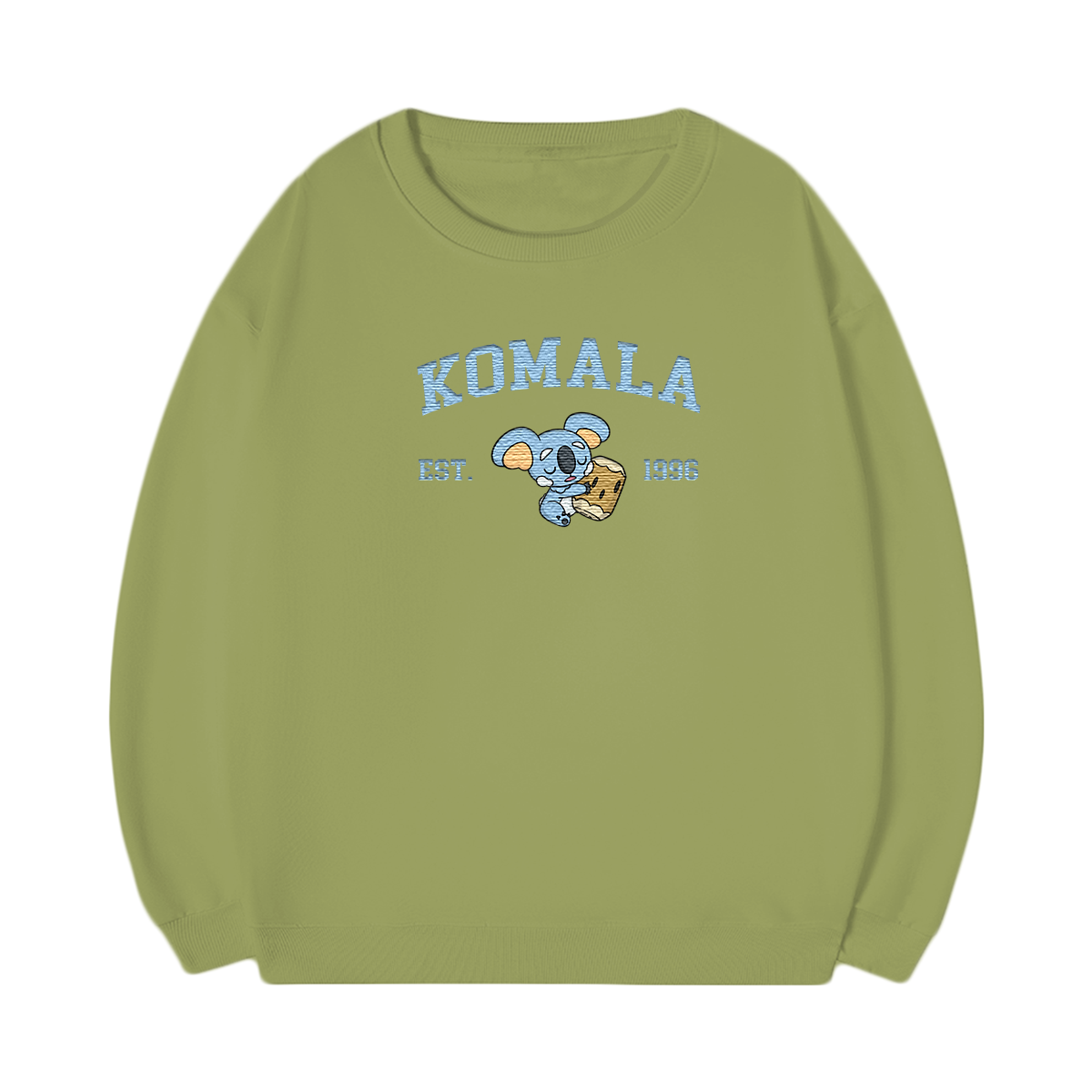 KOMALA Embroidered Anime Character Unisex T-Shirt,Crewneck,Hoodie,Stylish Gift for Friends,E260