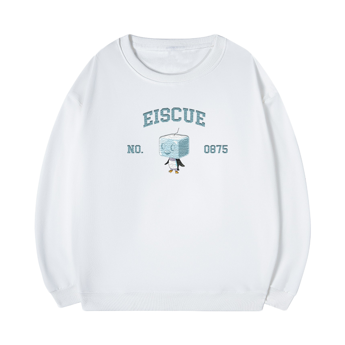 EISCUE Embroidered Anime Character Unisex T-Shirt,Crewneck,Hoodie,Stylish Gift for Friends,E296