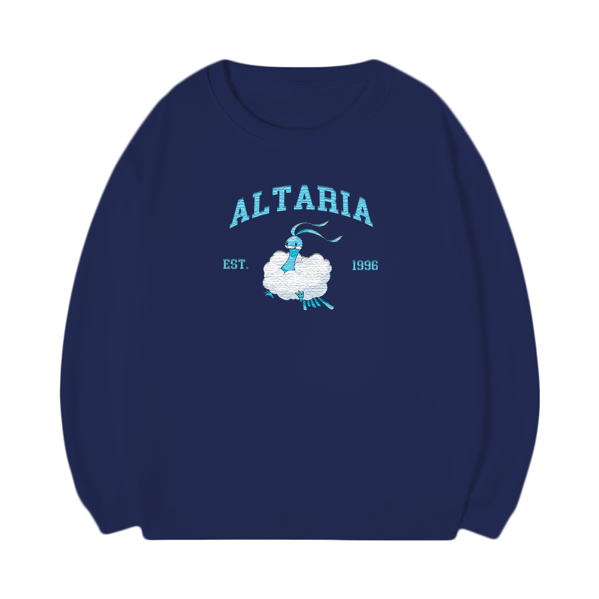 ALTARIA Embroidered Anime Character Unisex T-Shirt,Crewneck,Hoodie,Stylish Gift for Friends,E156