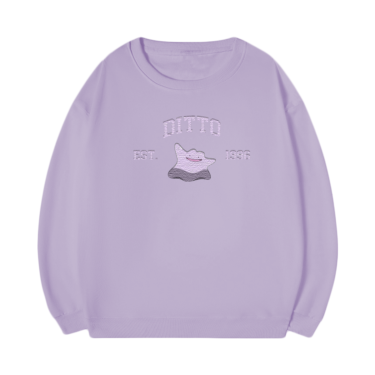 DITTO Embroidered Anime Character Unisex T-Shirt,Crewneck,Hoodie,Stylish Gift for Friends,E200