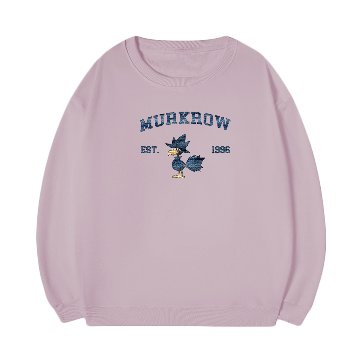 MURKROW Embroidered Anime Character Unisex T-Shirt,Crewneck,Hoodie,Stylish Gift for Friends,E197