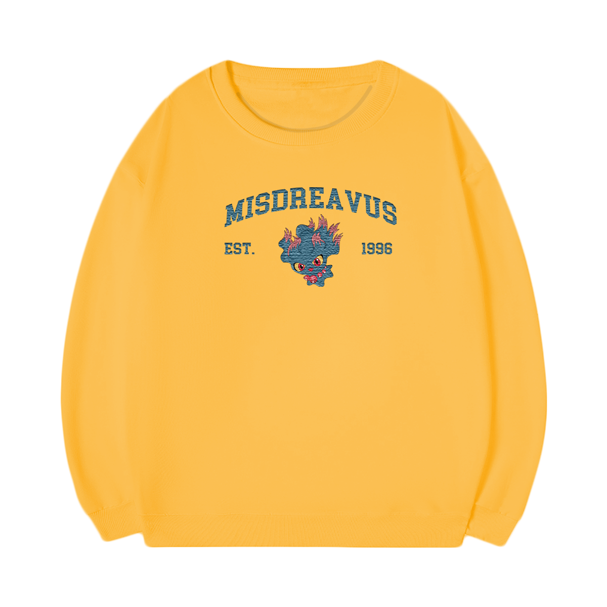 MISDREAVUS Embroidered Anime Character Unisex T-Shirt,Crewneck,Hoodie,Stylish Gift for Friends,E267