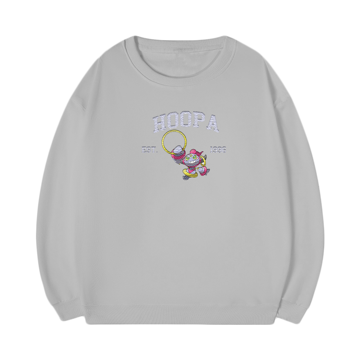 HOOPA Embroidered Anime Character Unisex T-Shirt,Crewneck,Hoodie,Stylish Gift for Friends,E284