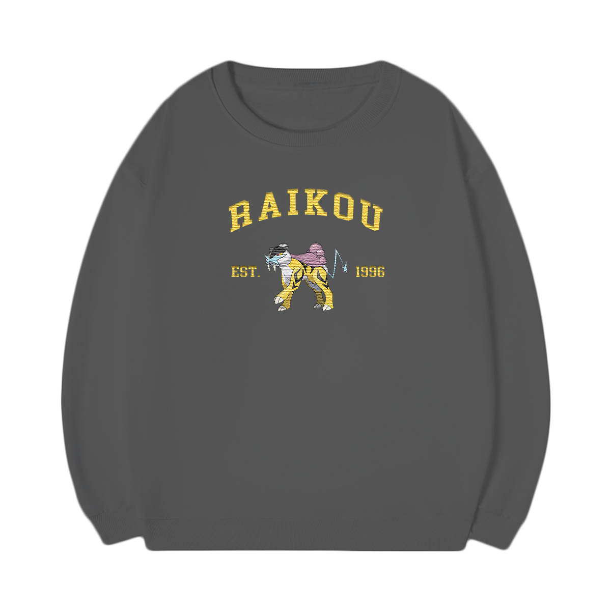 RAIKOU Embroidered Anime Character Unisex T-Shirt,Crewneck,Hoodie,Stylish Gift for Friends,E182