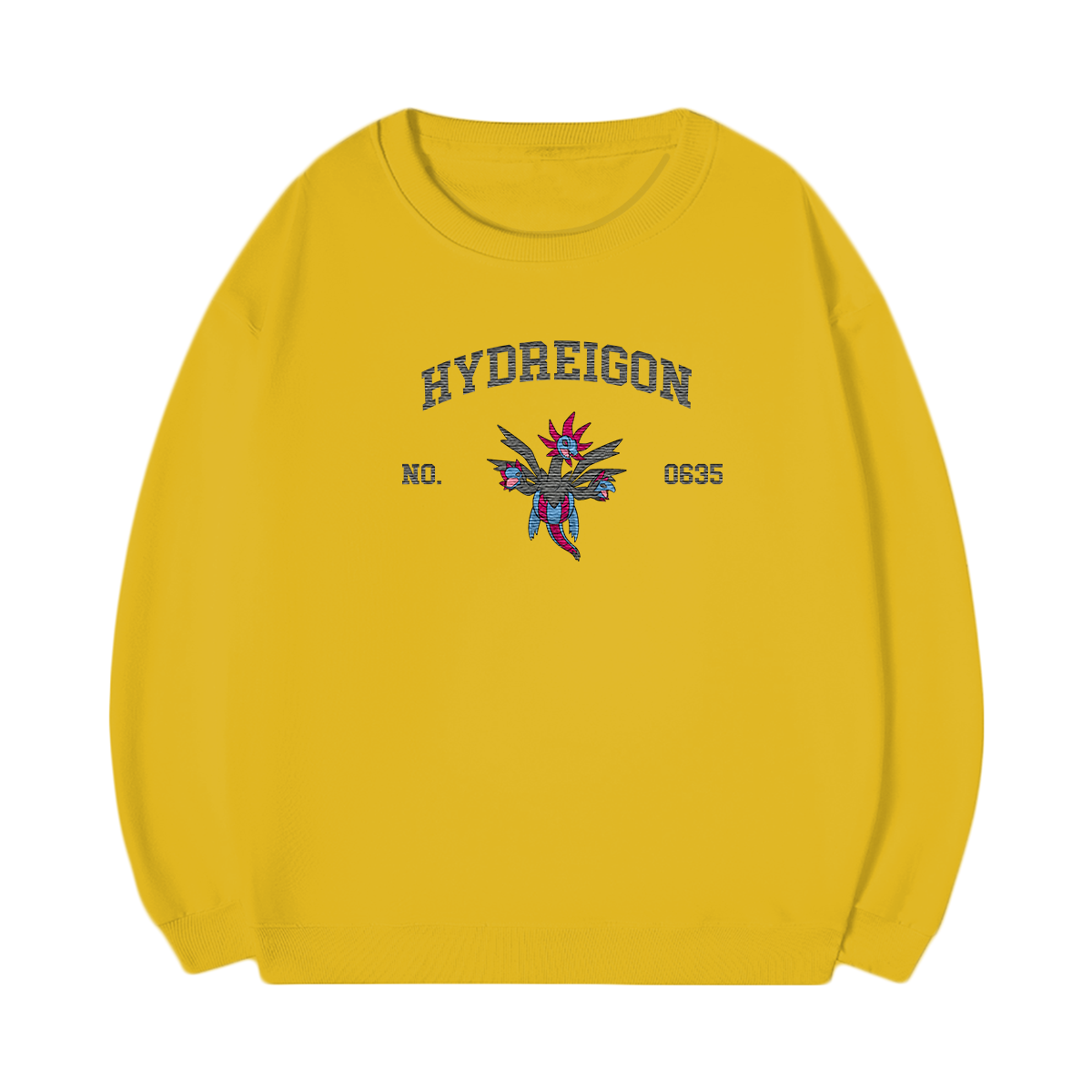 HYDREIGON Embroidered Anime Character Unisex T-Shirt,Crewneck,Hoodie,Stylish Gift for Friends,E303