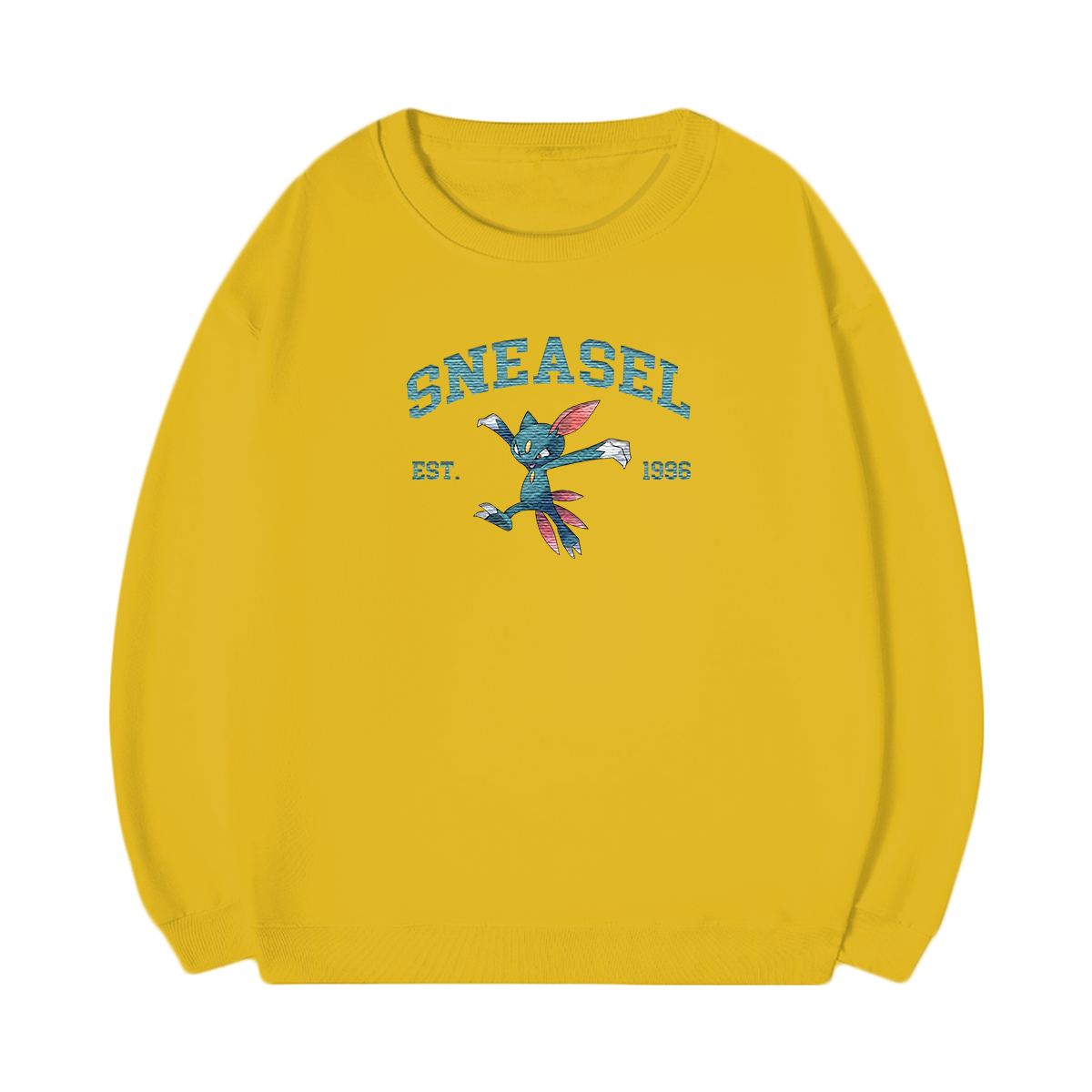 SNEASEL Embroidered Anime Character Unisex T-Shirt,Crewneck,Hoodie,Stylish Gift for Friends,E133
