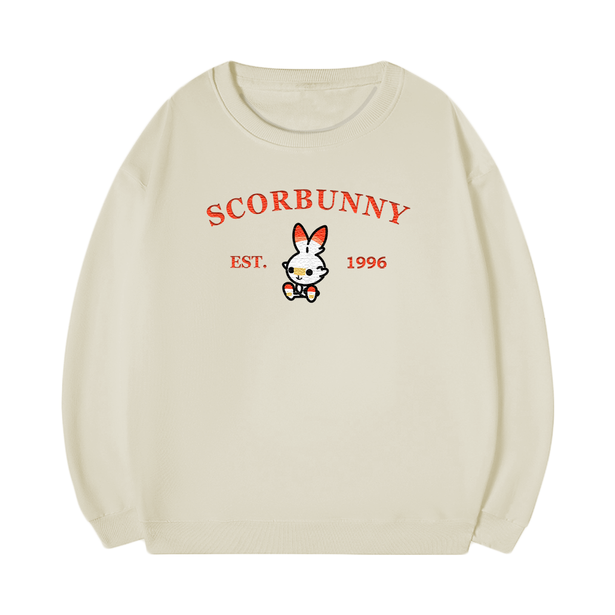 SCORBUNNY Embroidered Anime Character Unisex T-Shirt,Crewneck,Hoodie,Stylish Gift for Friends,E166