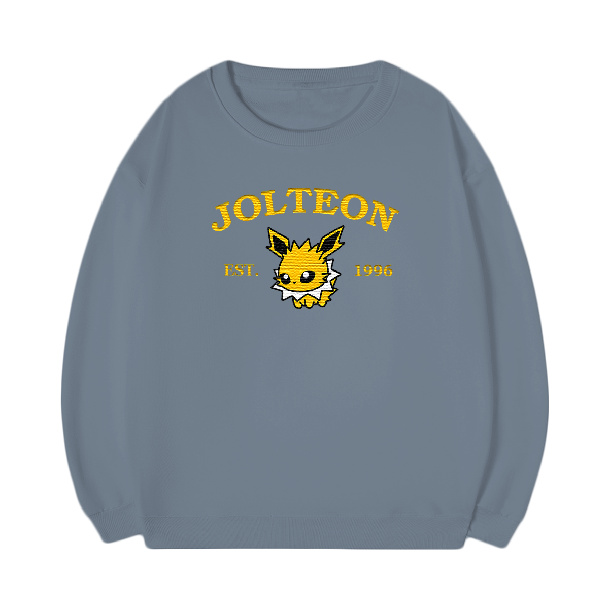 JOLTEON Embroidered Anime Character Unisex T-Shirt,Crewneck,Hoodie,Stylish Gift for Friends,E192