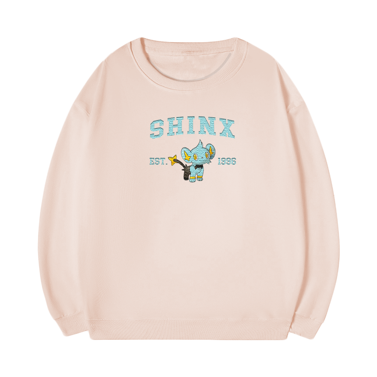 SHINX Embroidered Anime Character Unisex T-Shirt,Crewneck,Hoodie,Stylish Gift for Friends,E271