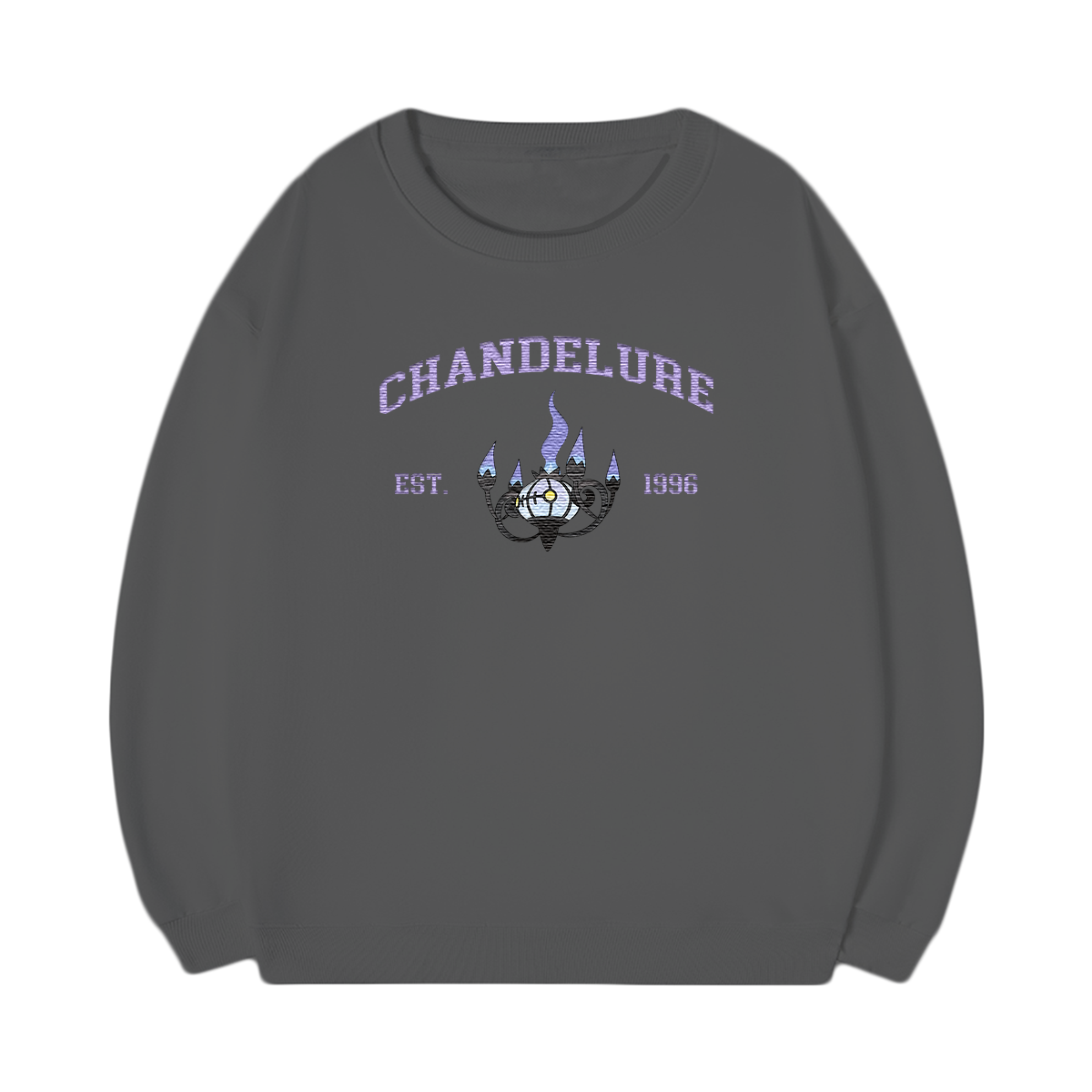 CHANDELURE Embroidered Anime Character Unisex T-Shirt,Crewneck,Hoodie,Stylish Gift for Friends,E94