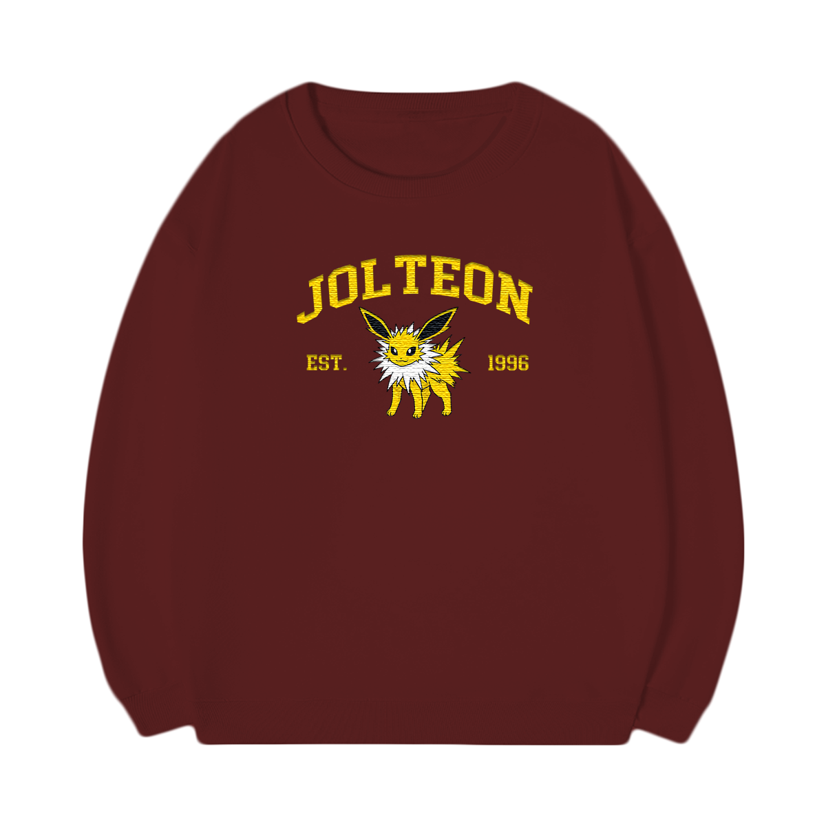 JOLTEON Embroidered Anime Character Unisex T-Shirt,Crewneck,Hoodie,Stylish Gift for Friends,E120