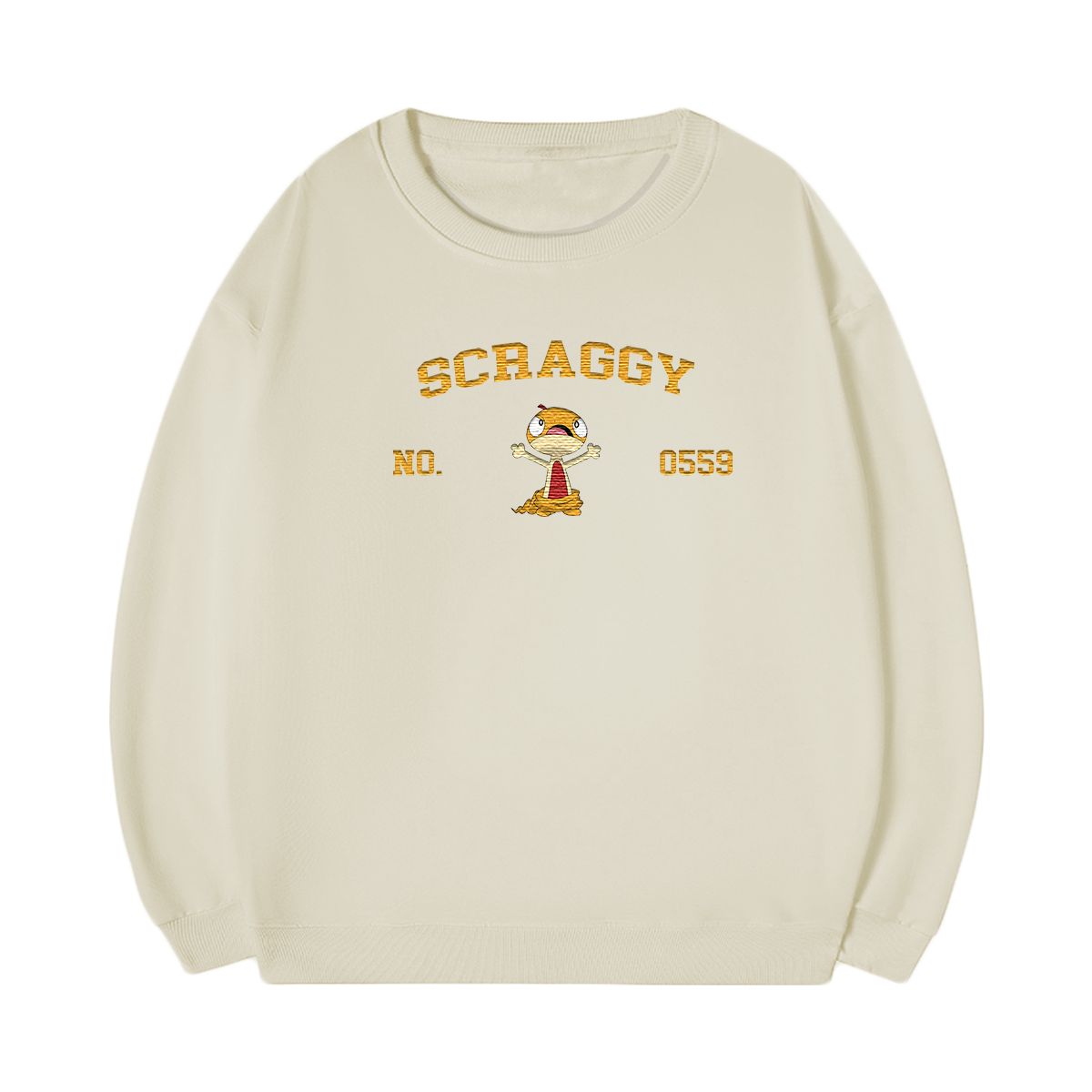 SCRAGGY Embroidered Anime Character Unisex T-Shirt,Crewneck,Hoodie,Stylish Gift for Friends,E305