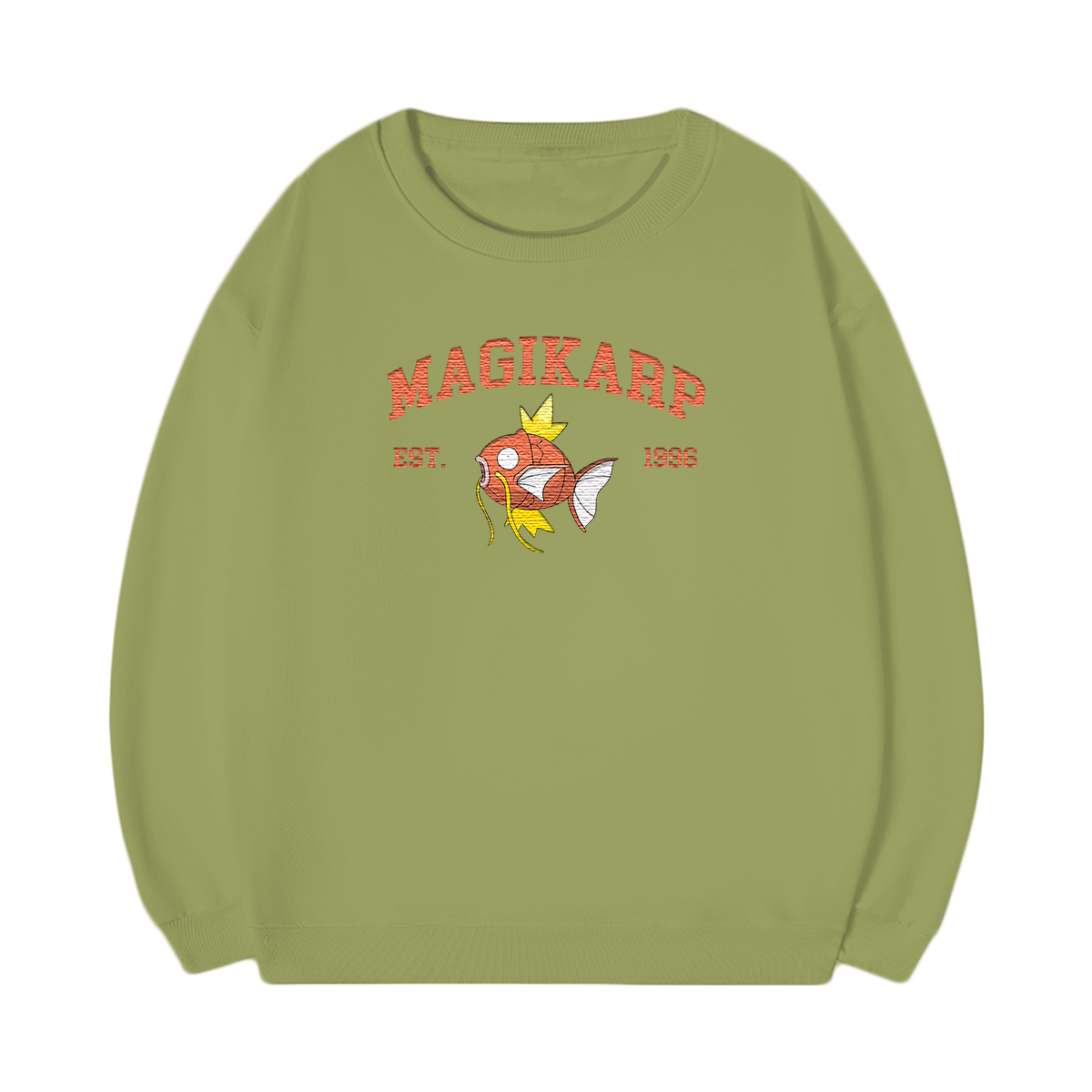 MAGIKARP Embroidered Anime Character Unisex T-Shirt,Crewneck,Hoodie,Stylish Gift for Friends,E70