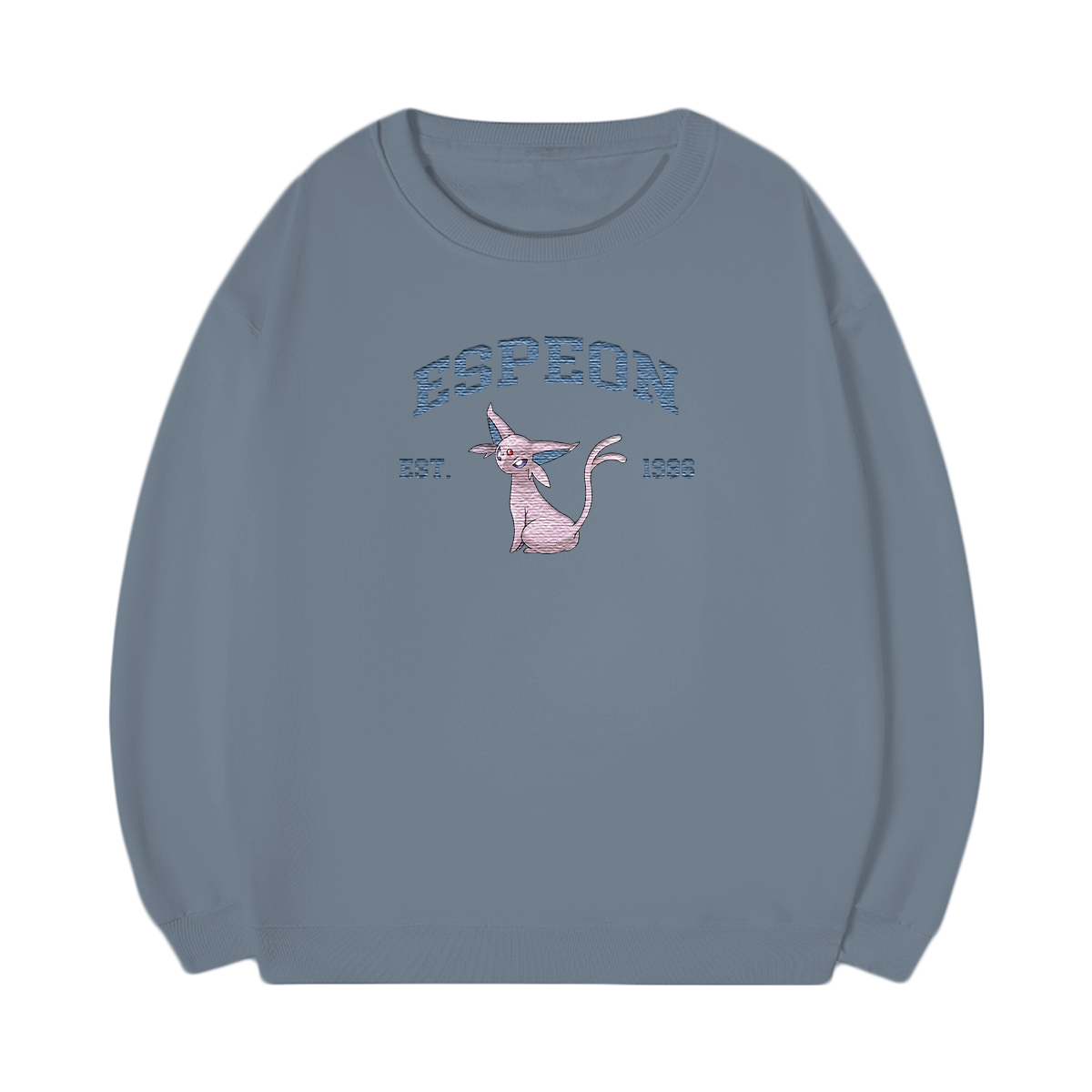 ESPEON Embroidered Anime Character Unisex T-Shirt,Crewneck,Hoodie,Stylish Gift for Friends,E107
