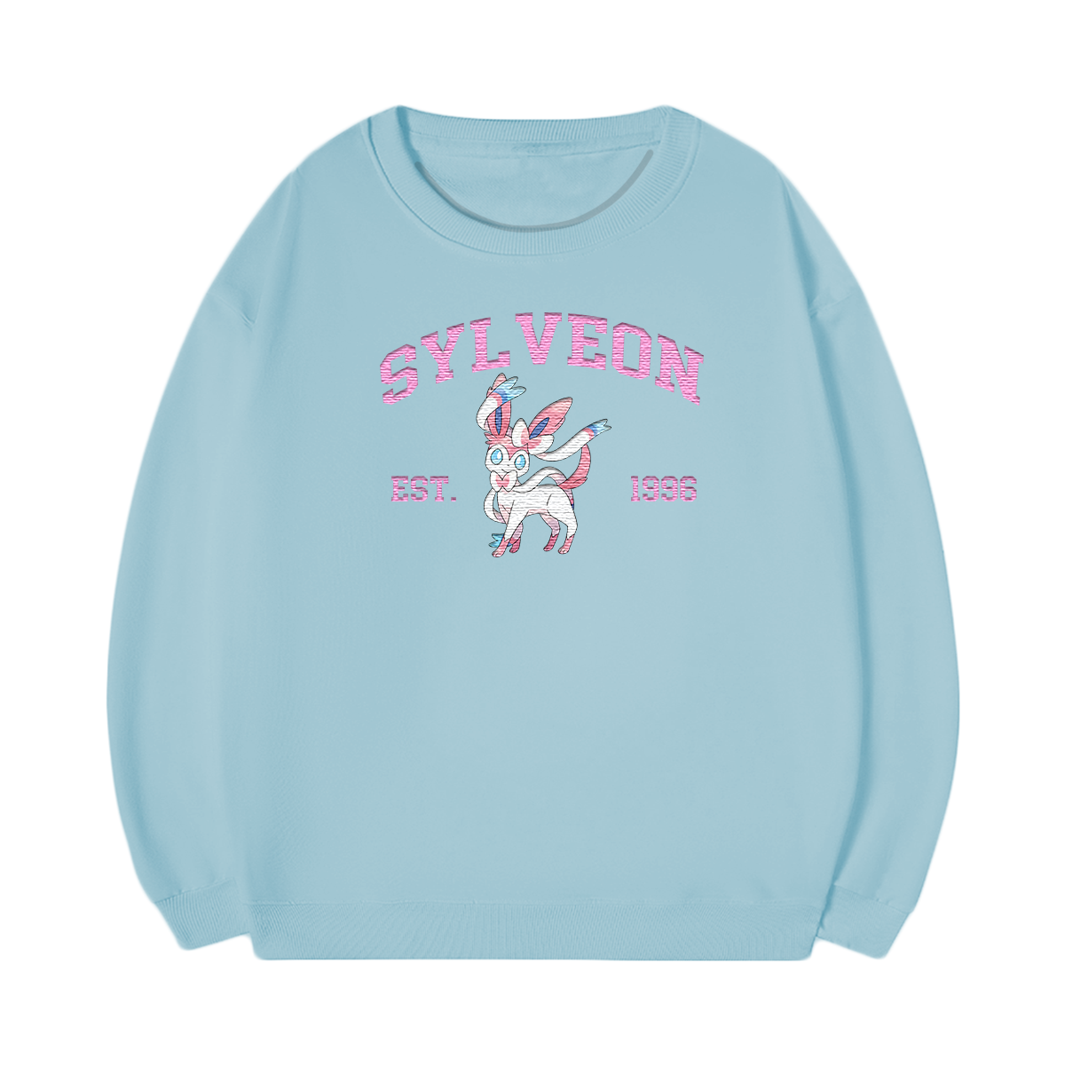 SYLVEON Embroidered Anime Character Unisex T-Shirt,Crewneck,Hoodie,Stylish Gift for Friends,E21