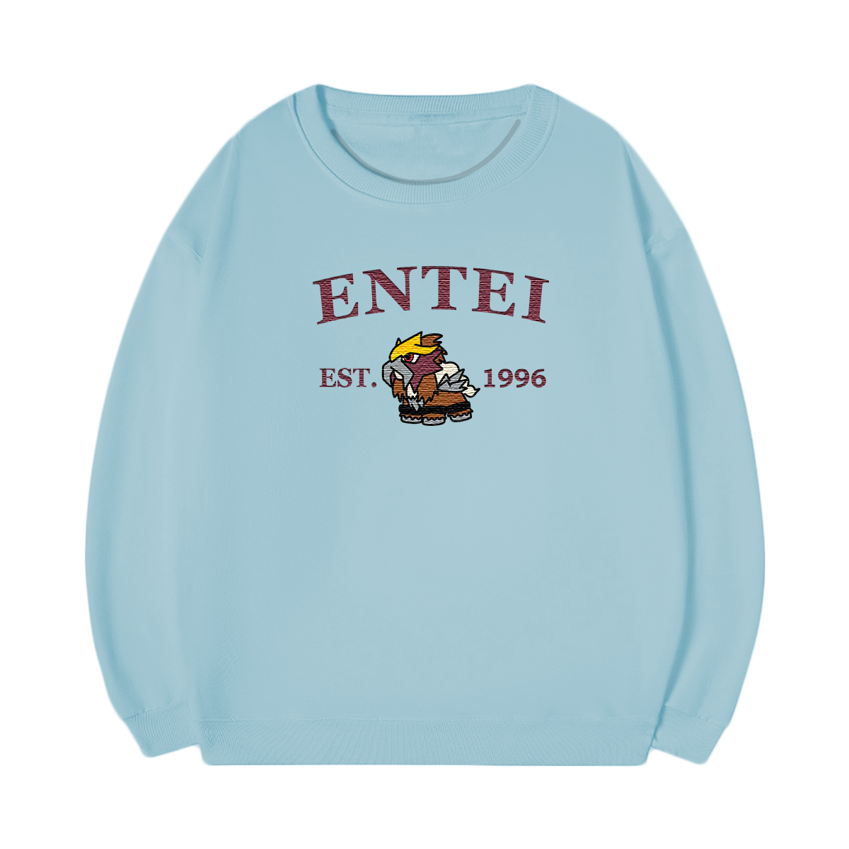 ENTEI Embroidered Anime Character Unisex T-Shirt,Crewneck,Hoodie,Stylish Gift for Friends,E55