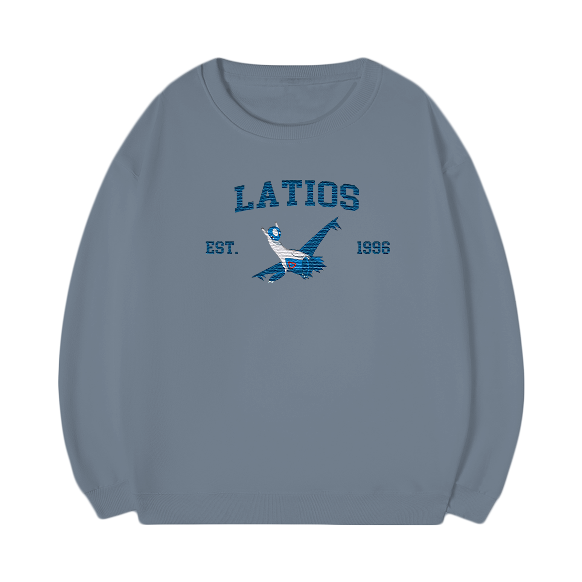 LATIOS Embroidered Anime Character Unisex T-Shirt,Crewneck,Hoodie,Stylish Gift for Friends,E214