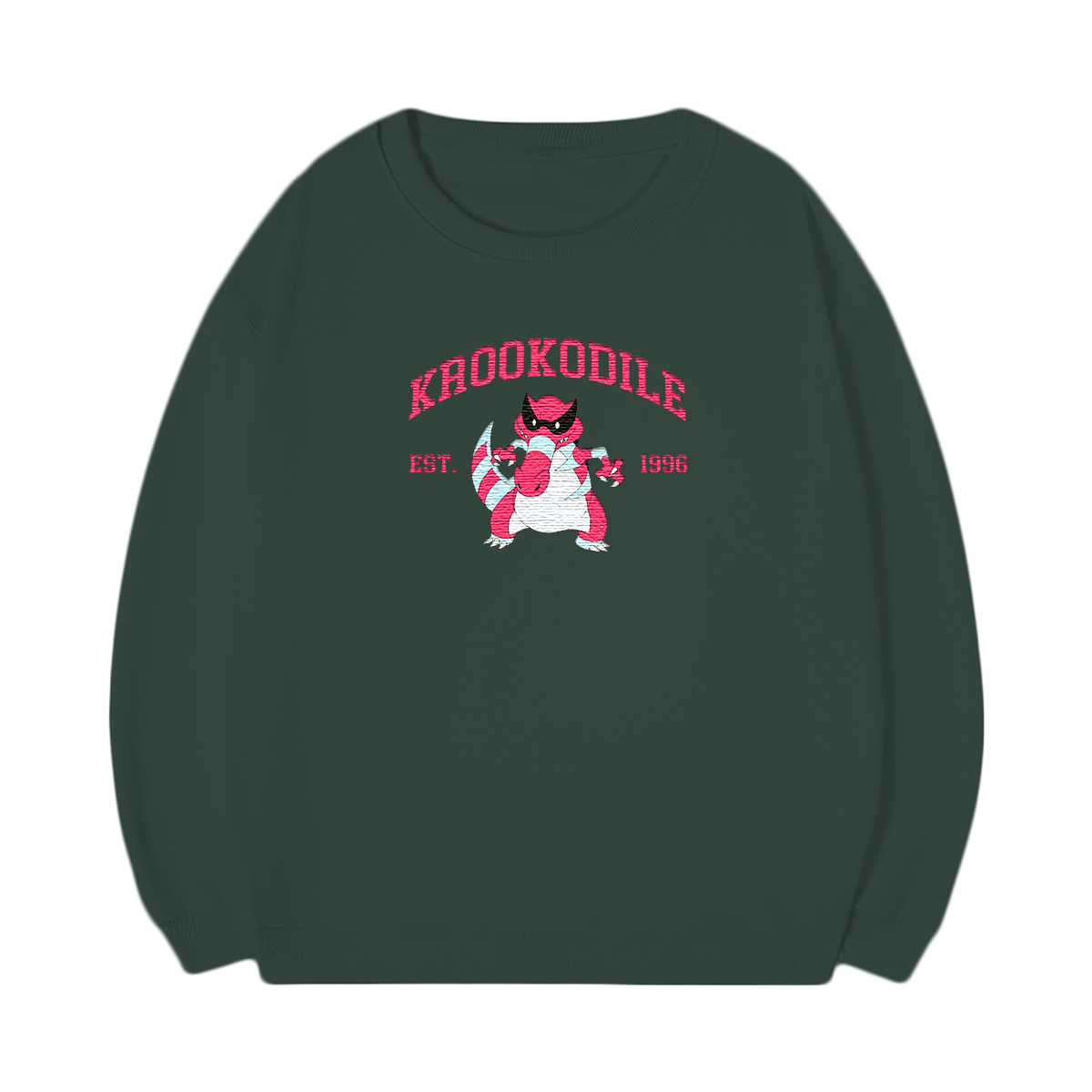 KROOKOOILE Embroidered Anime Character Unisex T-Shirt,Crewneck,Hoodie,Stylish Gift for Friends,E146