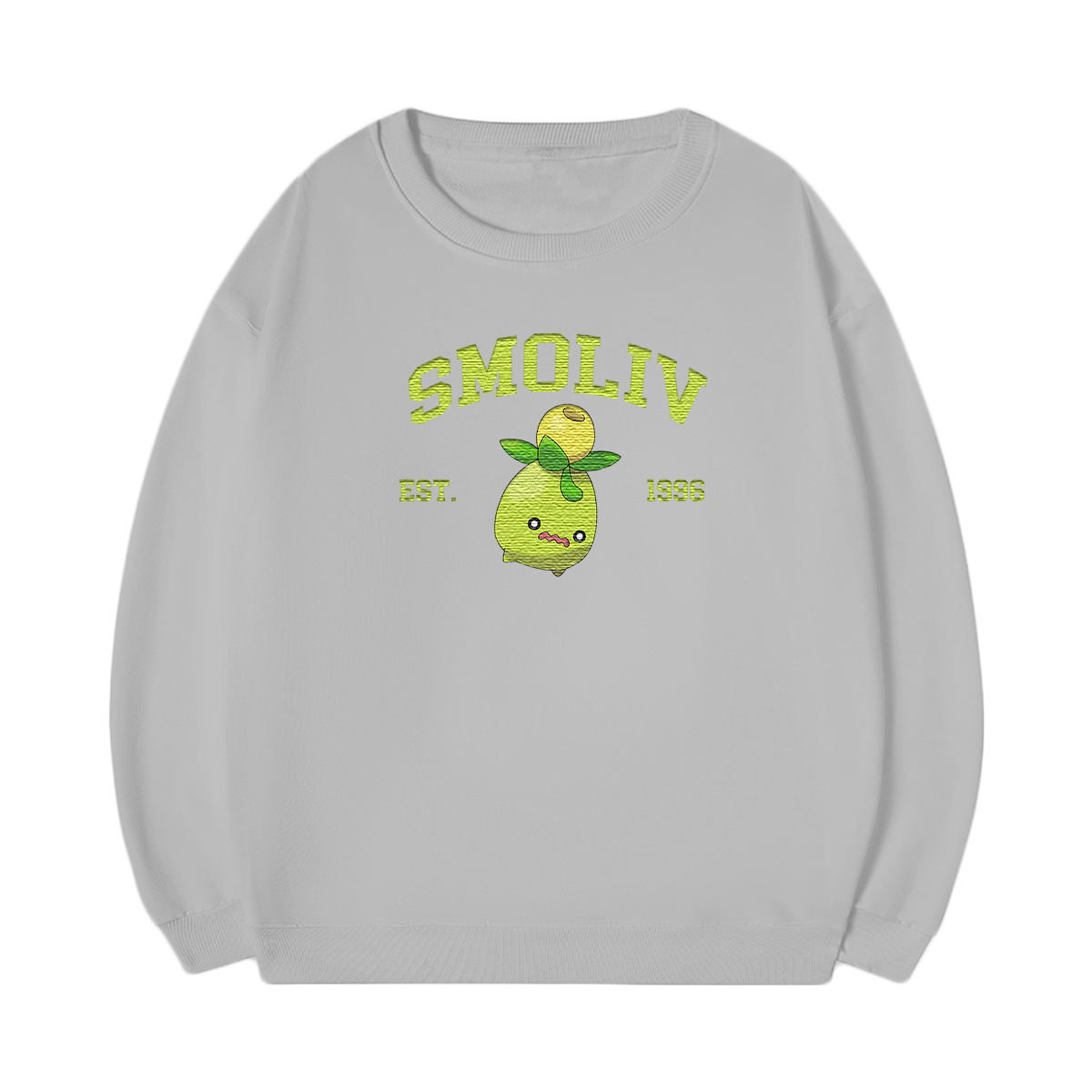SMOLIV Embroidered Anime Character Unisex T-Shirt,Crewneck,Hoodie,Stylish Gift for Friends,E09