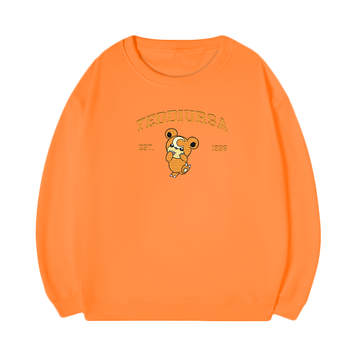 TEDDIURSA Embroidered Anime Character Unisex T-Shirt,Crewneck,Hoodie,Stylish Gift for Friends,E242