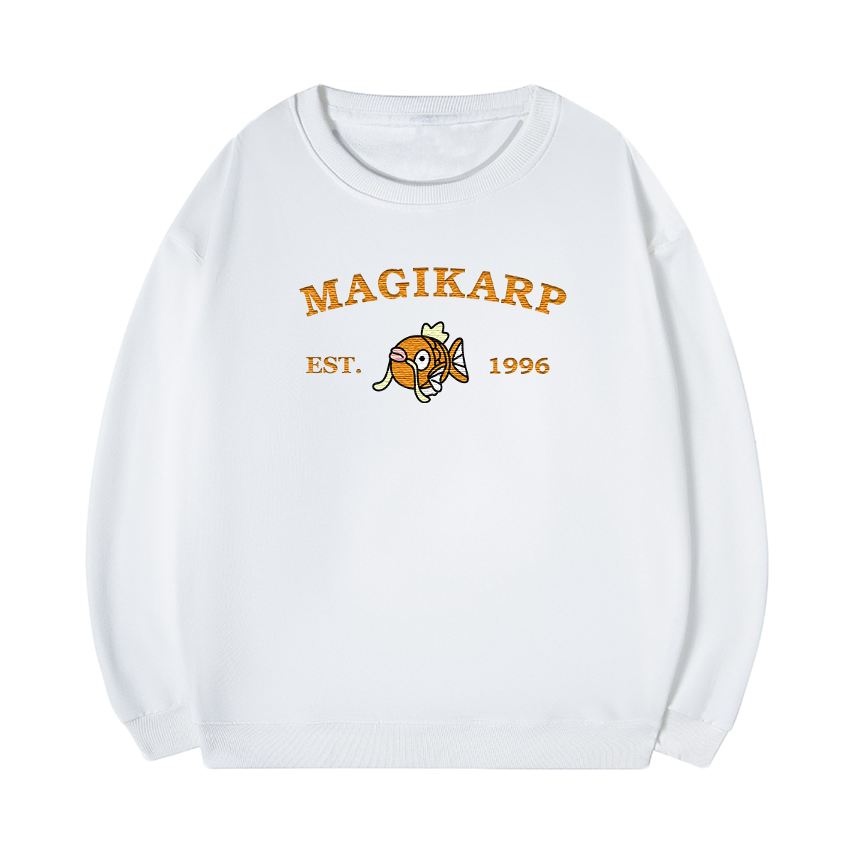 MAGIKARP Embroidered Anime Character Unisex T-Shirt,Crewneck,Hoodie,Stylish Gift for Friends,E51