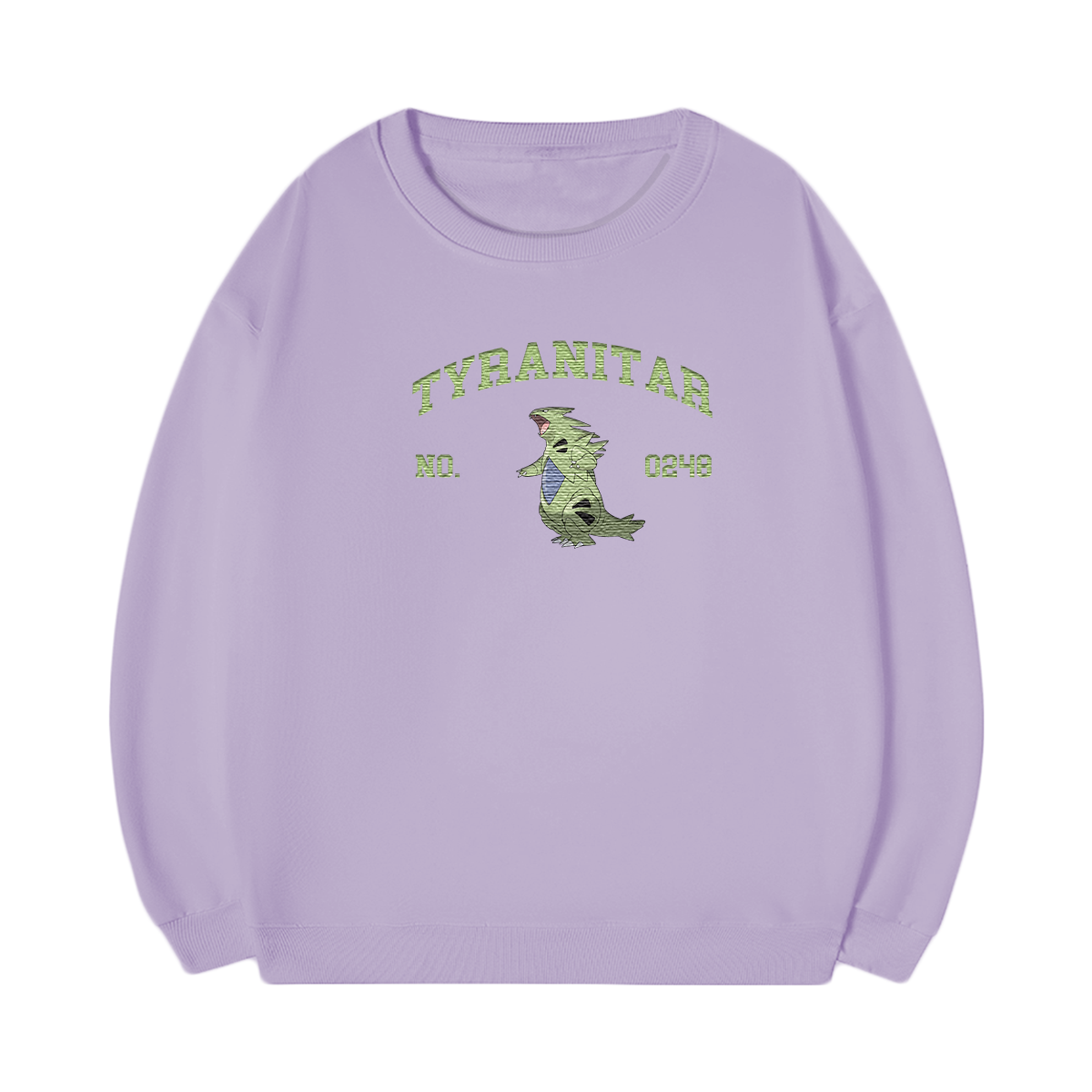 TYRANITAR Embroidered Anime Character Unisex T-Shirt,Crewneck,Hoodie,Stylish Gift for Friends,E295
