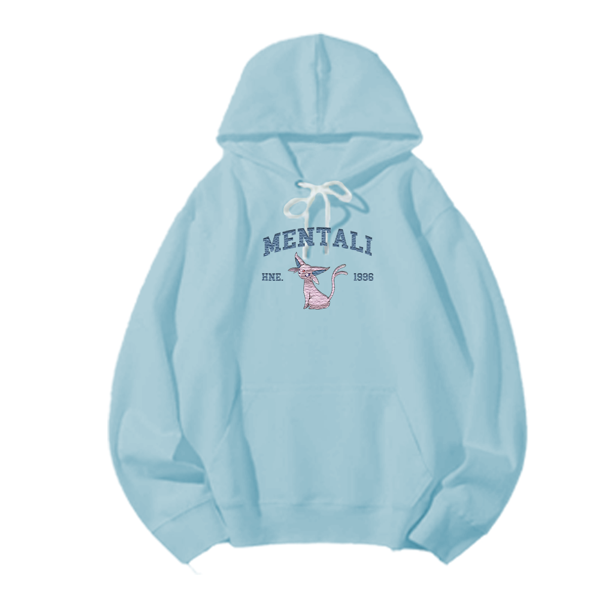 MENTALI Embroidered Anime Character Unisex T-Shirt,Crewneck,Hoodie,Stylish Gift for Friends,E294