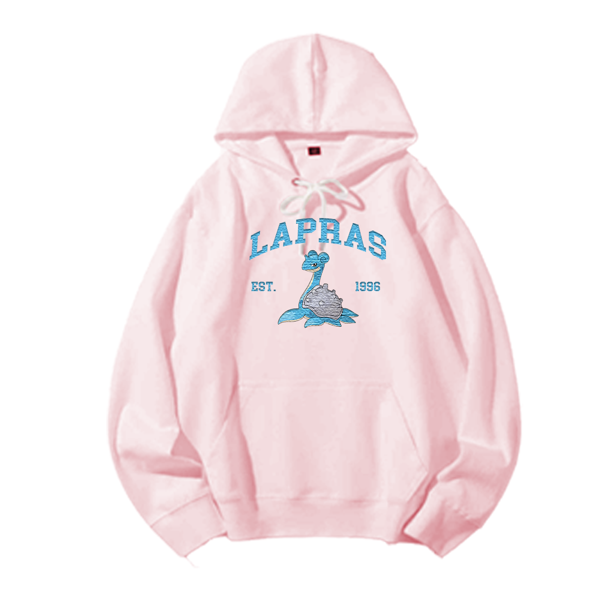 LAPRAS Embroidered Anime Character Unisex T-Shirt,Crewneck,Hoodie,Stylish Gift for Friends,E28