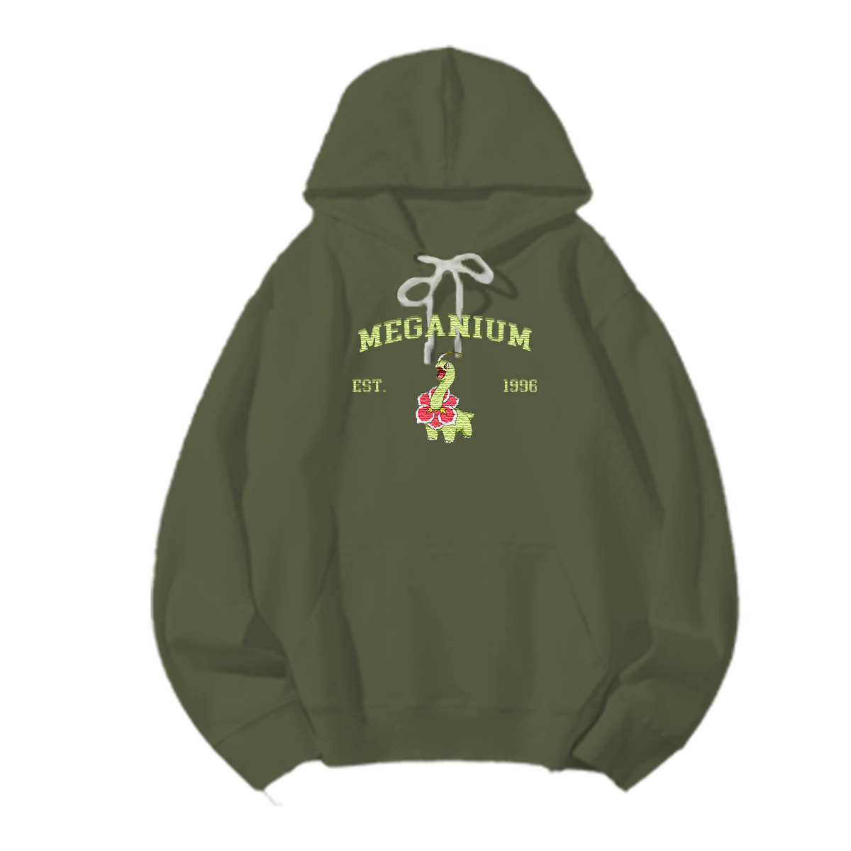 MEGANIUM Embroidered Anime Character Unisex T-Shirt,Crewneck,Hoodie,Stylish Gift for Friends,E196