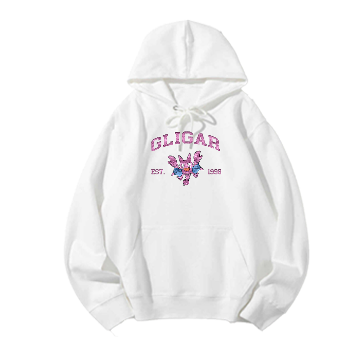 GLIGAR Embroidered Anime Character Unisex T-Shirt,Crewneck,Hoodie,Stylish Gift for Friends,E278