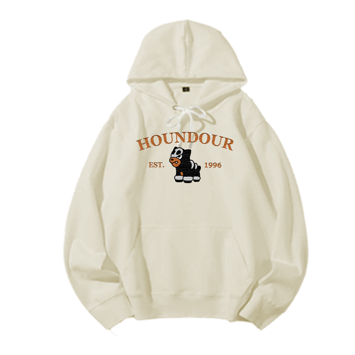HOUNDOUR Embroidered Anime Character Unisex T-Shirt,Crewneck,Hoodie,Stylish Gift for Friends,E58