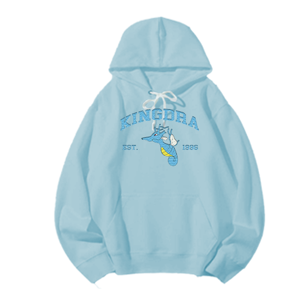 KINGDRA Embroidered Anime Character Unisex T-Shirt,Crewneck,Hoodie,Stylish Gift for Friends,E32